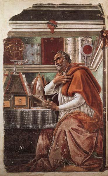 Sandro Botticelli Hl.Augustinus France oil painting art
